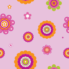 seamless abstract floral design