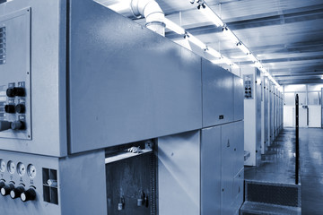 Different printed machines and polygraphic equipment