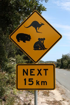 AUSTRALIAN TRAFFIC SIGN