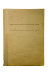 Old and dirty paper folder