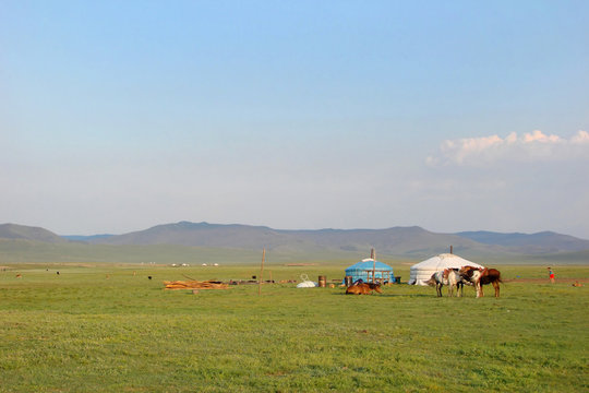 Nomadic life in Mongolia
