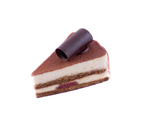 beautiful cake. on white isolated