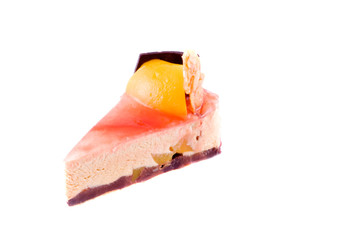 beautiful cake. on white isolated