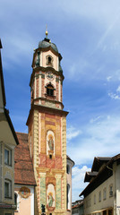 Kirche in Mittenwald / Bayern