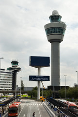 schiphol Airport in Amsterdam the Netherlands