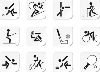 Set on sports subjects. Similar works are in my galleries