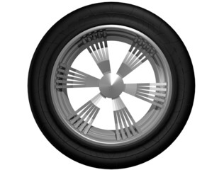 Obraz premium illustration de roue