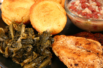 Cajun flavored chicken.