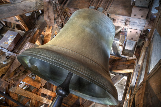 Fototapeta The Emmanuel Bell in the South tower of Notre-Dame