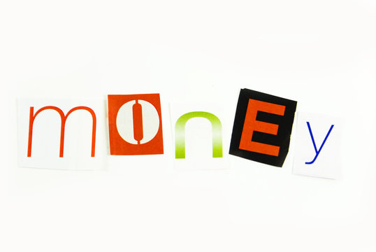 Money written in different letters