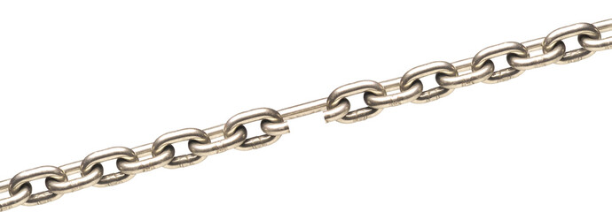Obraz premium broken chain
