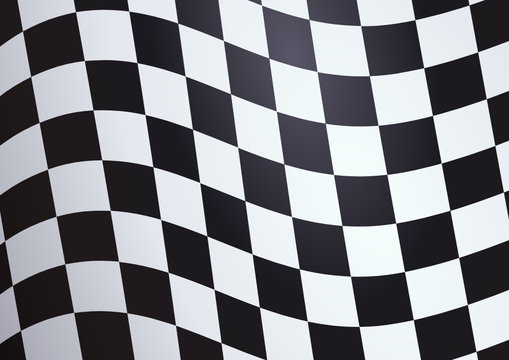 Drapeau &agrave; damier