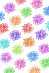 Gift Bows Repeated on Seamless Background