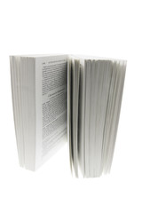 Book on Isolated White Background