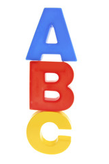 ABC Alphabets on Isolated White background