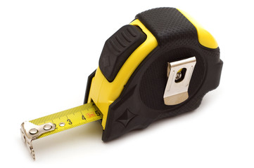 tape measure on white background