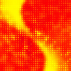 Obraz premium An abstract background with glowing dots and circles.