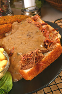 Open Roast Beef Sandwich