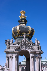 Fototapeta na wymiar Dresden Zwinger Turm