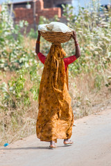 Woman in Orchha, Madhya Pradesh, India.