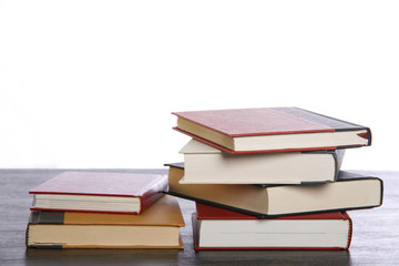 Stacked books