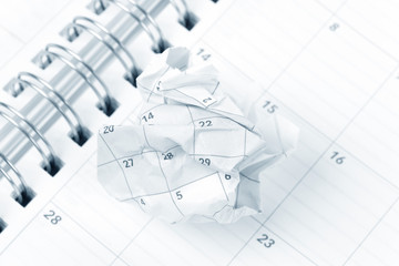 concept of time planning, Wasting Time, Unorganized