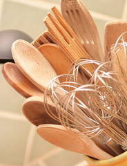 spatules en bois