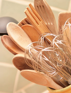 spatules en bois