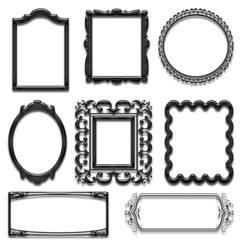 Cadres de diff&eacute;rentes formes