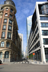 Rue étroite de Bruxelles
