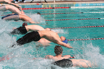 diving