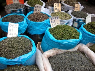 Chinese Tea on the Street Market