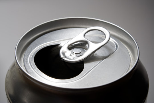 Open soda can top