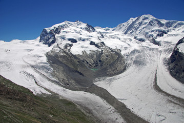 Gletscherwelt  der Monte Rosa
