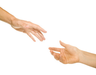 the helping hand (cooperativeness concept image)