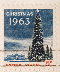 This is a Vintage 1963 Christmas Tree WhiteHouse
