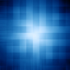 abstract blue background with some cubic features