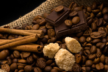 cane-sugar, chocolate and spices