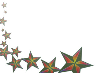 &eacute;toiles &agrave; 5 branches