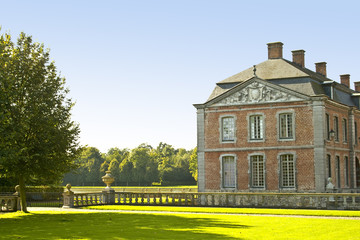 Fototapeta premium Chateau près de l'herbe