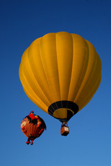 Obraz premium zwei heißluftballons
