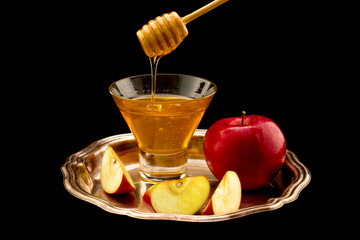 honey and apple symbology new year beside jude