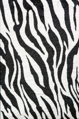 Fototapeta na wymiar Czarno-biała zebra włókienniczych tekstury