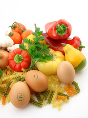 Vegetables isolated