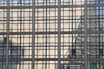 Windows on a modern building