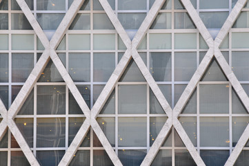 Windows on a building