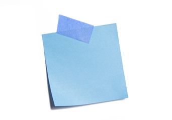 Vibrant Blue Sticky Note