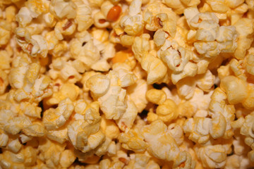 Popcorn close up