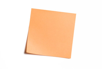 Orange Sticky Note
