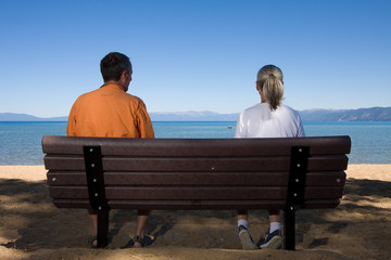 couple on bench